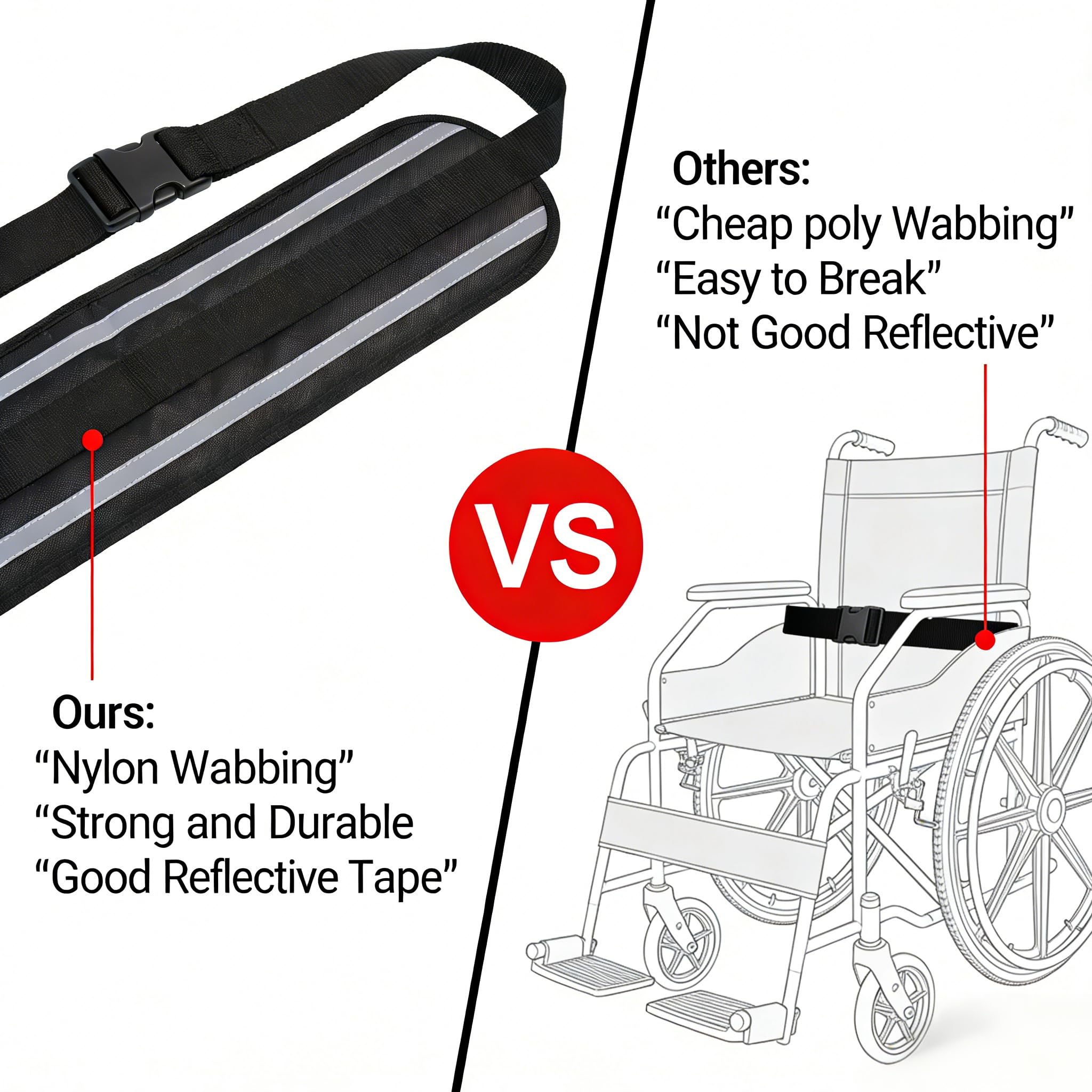 Cinturón de seguridad para silla de ruedas para adultos, cinturón de seguridad para ancianos y personas mayores, correa de seguridad ajustable para silla de ruedas, arnés de sujeción para silla y cama
