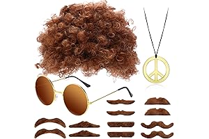 Eye-Catching Nacho Libre Wig for 50s/60s/70s Party Vibes