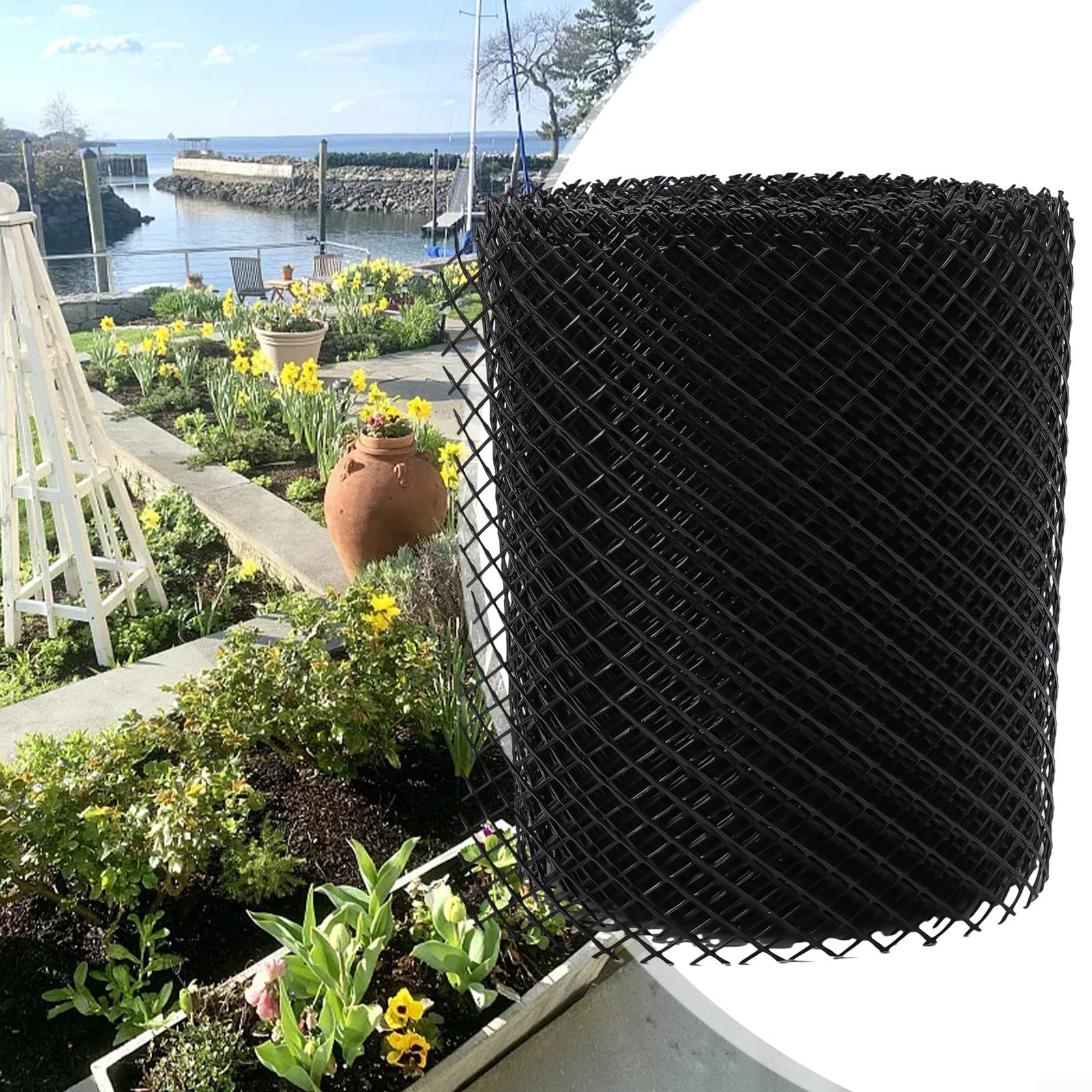 Per Rotolo Di Rete Per Grondaia Da 18 Cm X 8 M, Rete Di Protezione Per - 9
