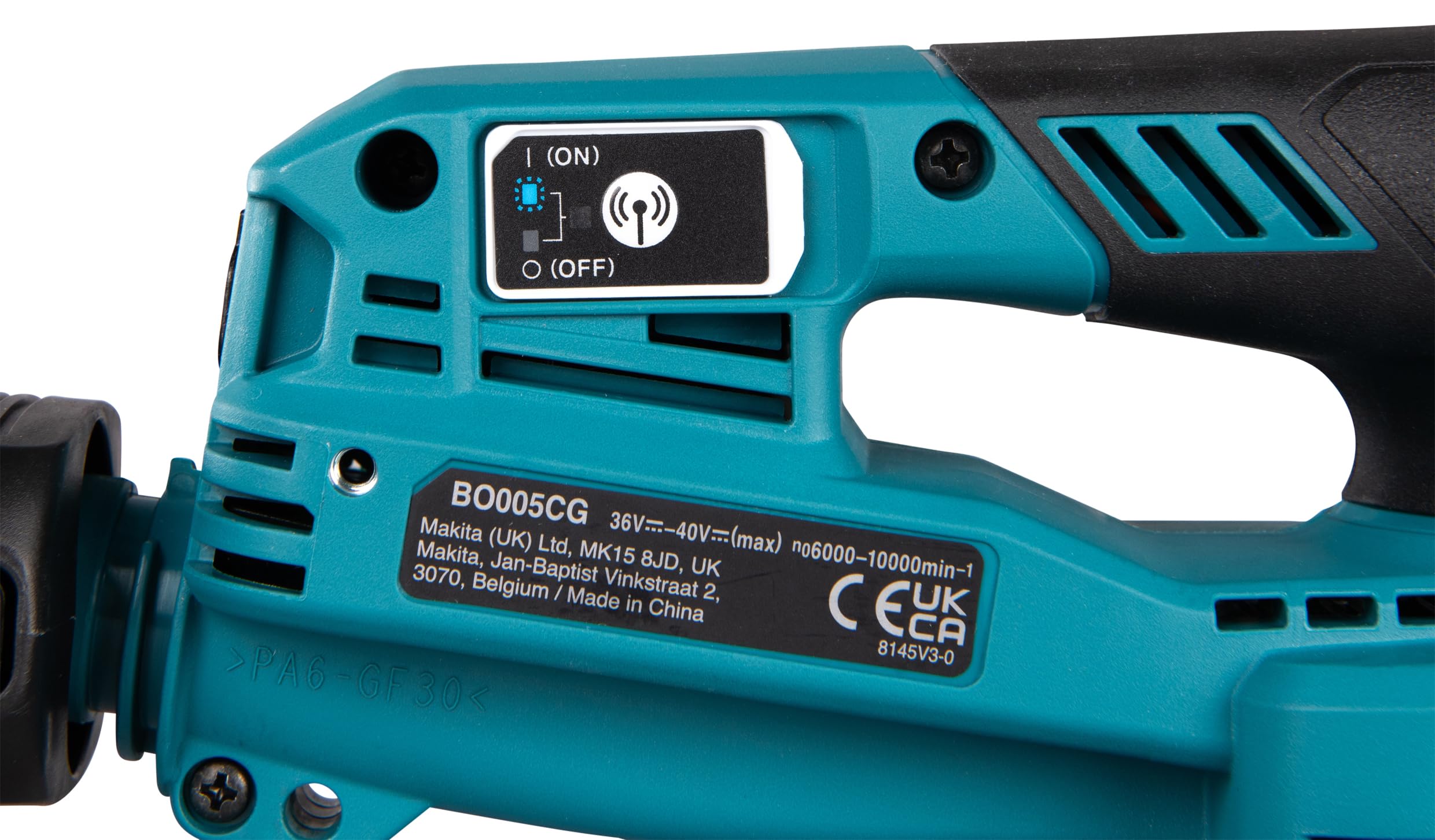 Makita BO005CGZ akumulatorowa szlifierka oscylacyjna 40 V maks. / 80 x 130 mm (bez ładowarki i akumulatorów)