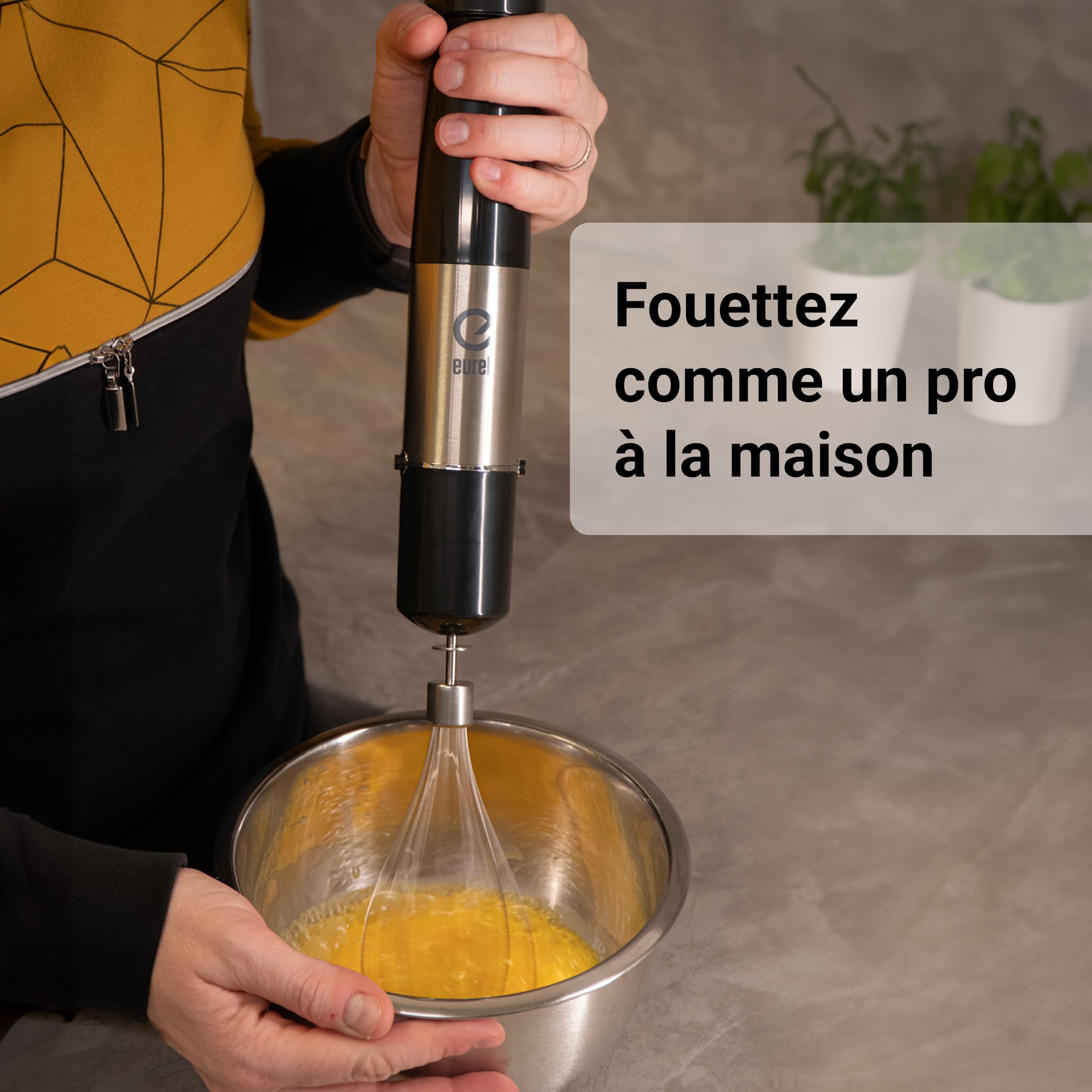 EUREL TRENDLine MP74 Mixeur Plongeant Sans Fil