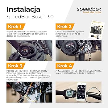 SpeedBox 3.0 kompatybilny z Bosch/Chip tuningowy dla E-Bike