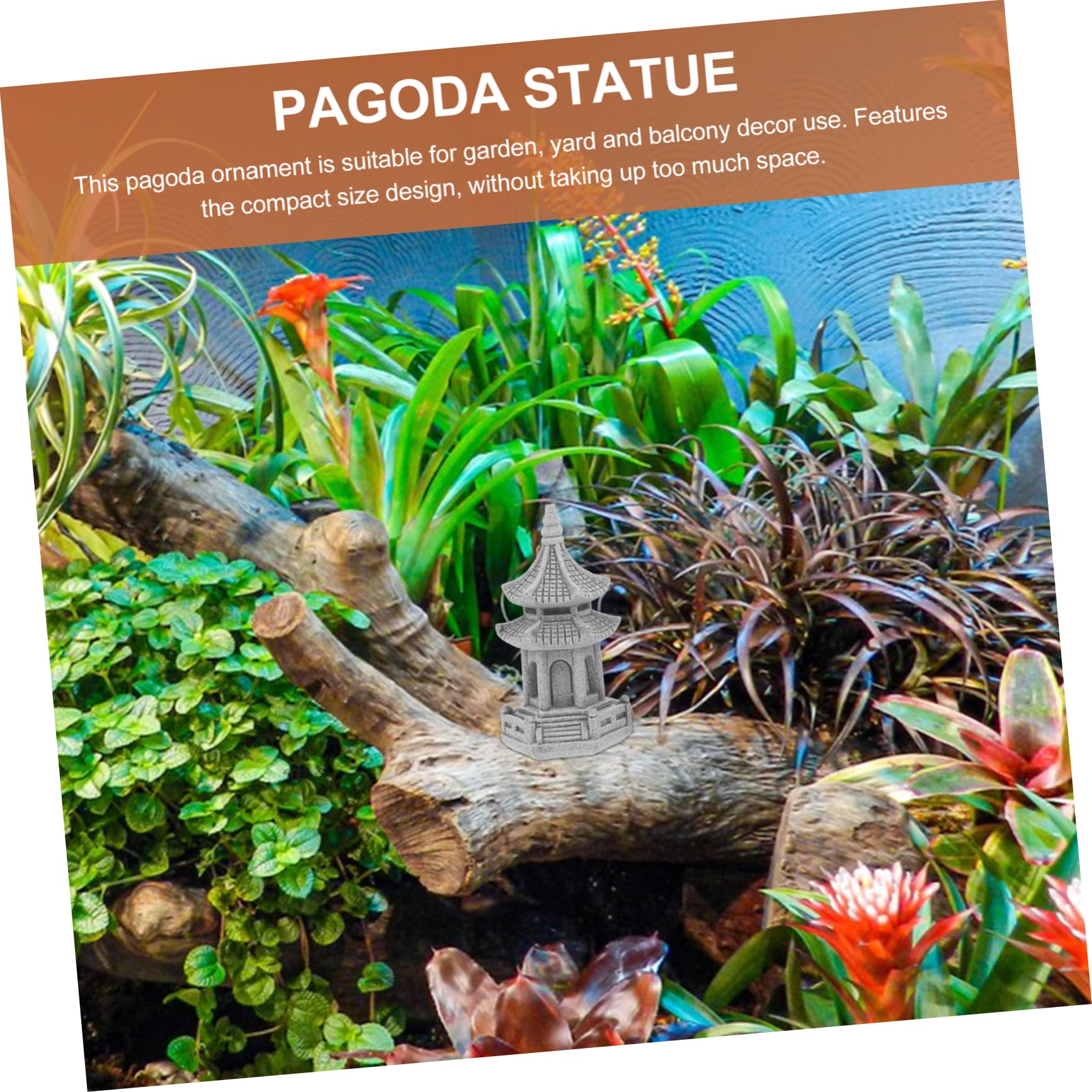 Yardwe 15stücke Teiliges Pavillon Statue Für Garten Dekoration Miniatur Landschaftsornament Für Bonsai Und Für Balkon Und Innenbereich