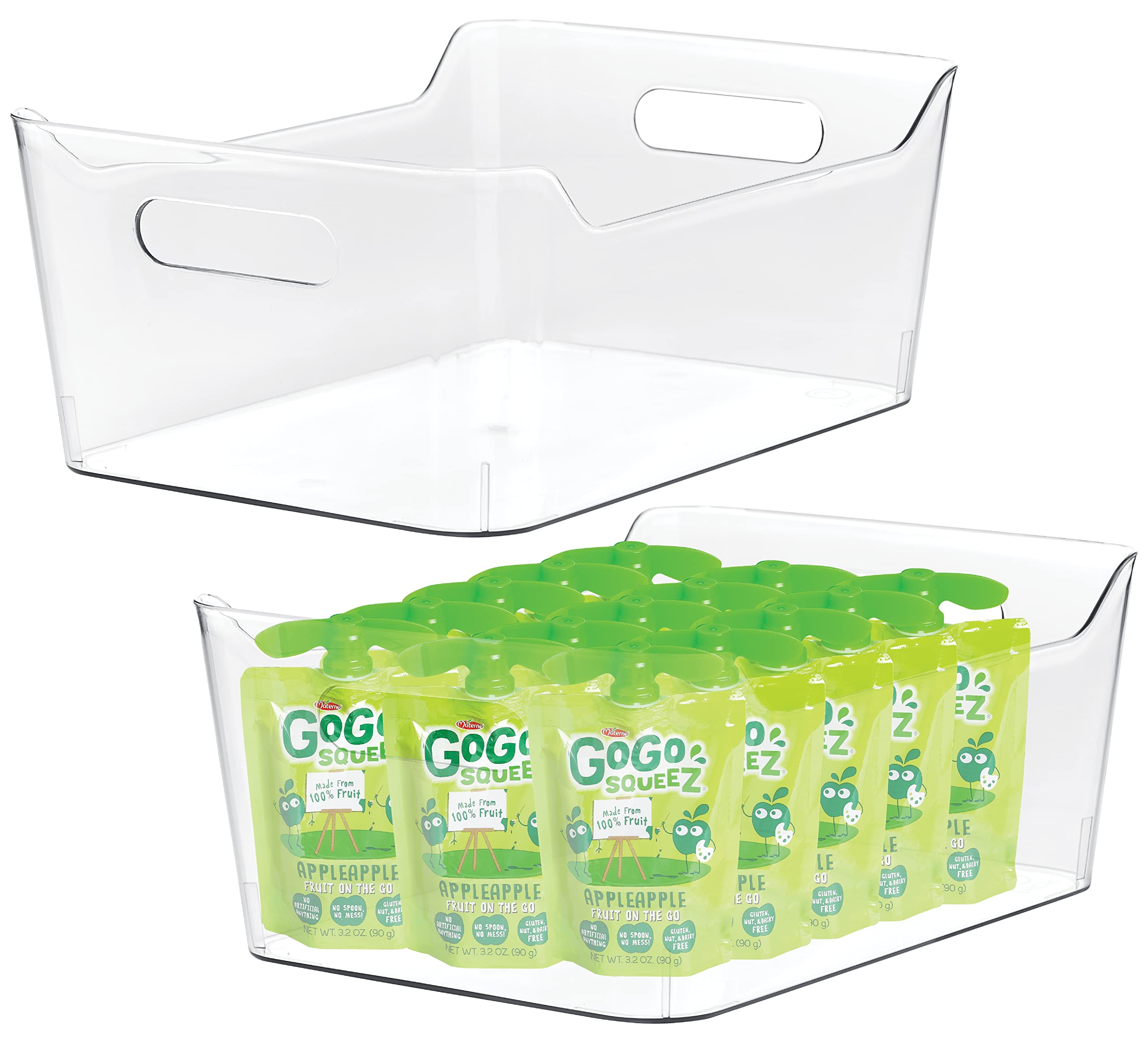 Buy Large Plastic Storage Bins For Kitchen Organization, Pantry