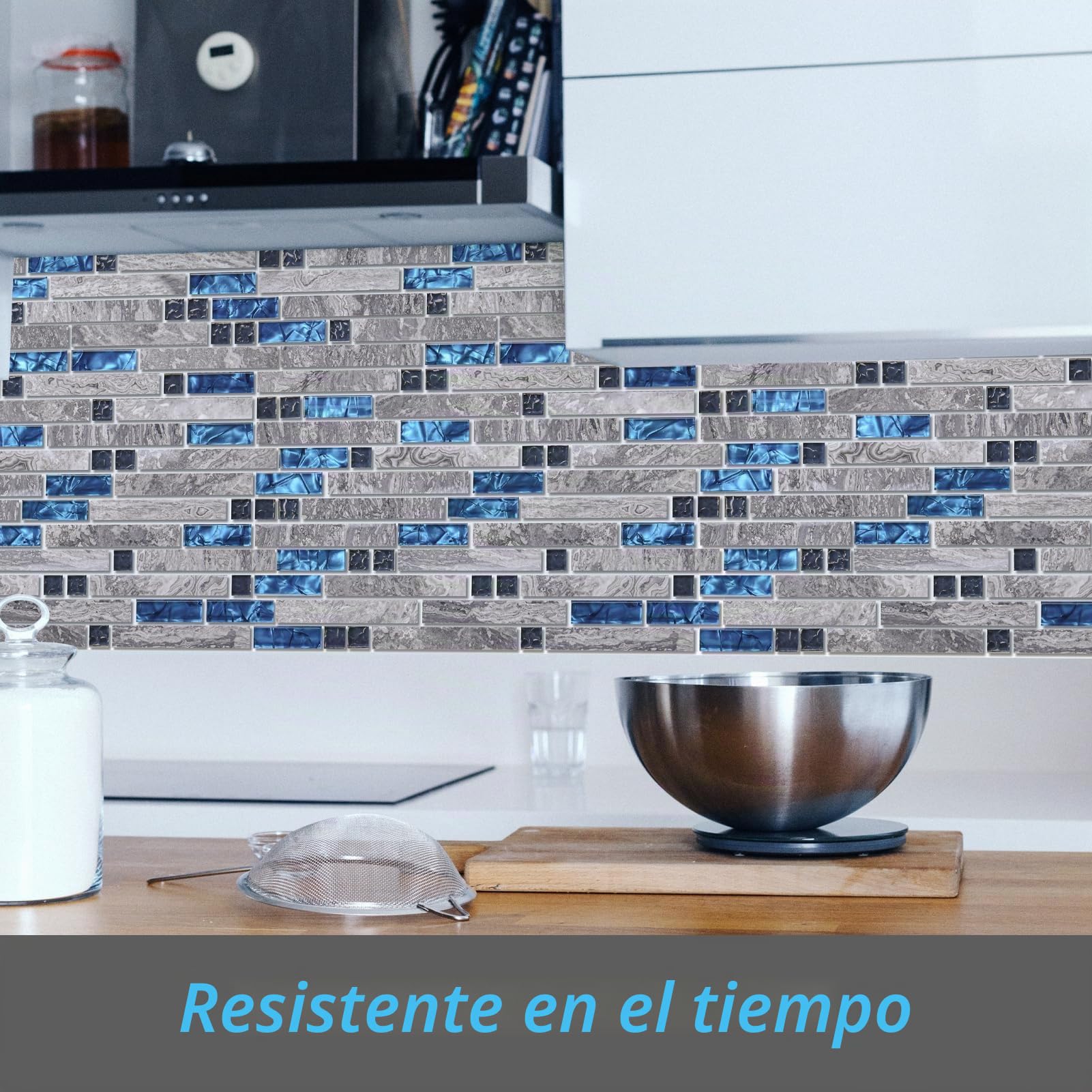 Art3d Azulejo decorativo para salpicaduras de cocina o baño (paquete de 5)