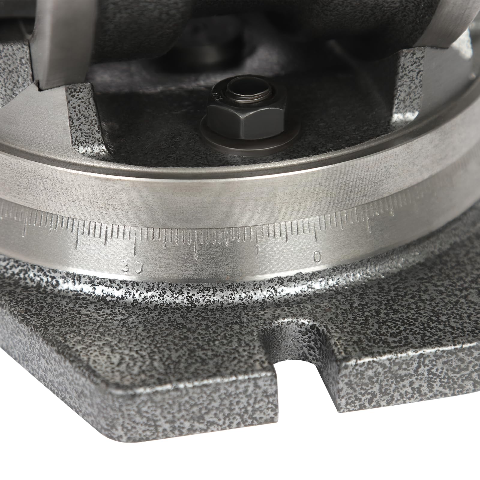 Schraubstock 2-Achsen Kippbar Drehbar Maschinenschraubstock 100mm,0-90°-Standardskala, 360° drehbare Chassis ermöglicht für Schleifmaschinen, Fräsmaschinen, Haus, Werkstatt, Fabrik