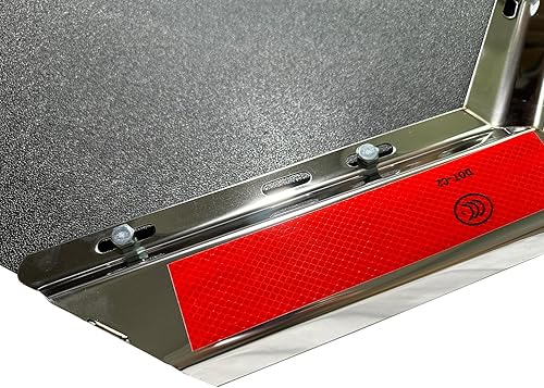 Miniatura 6 de Semi Trucks - Soporte de aleta de lodo con resorte en ángulo de acero inoxidable para camiones comerciales, colgador de aletas de fango HD, espacio