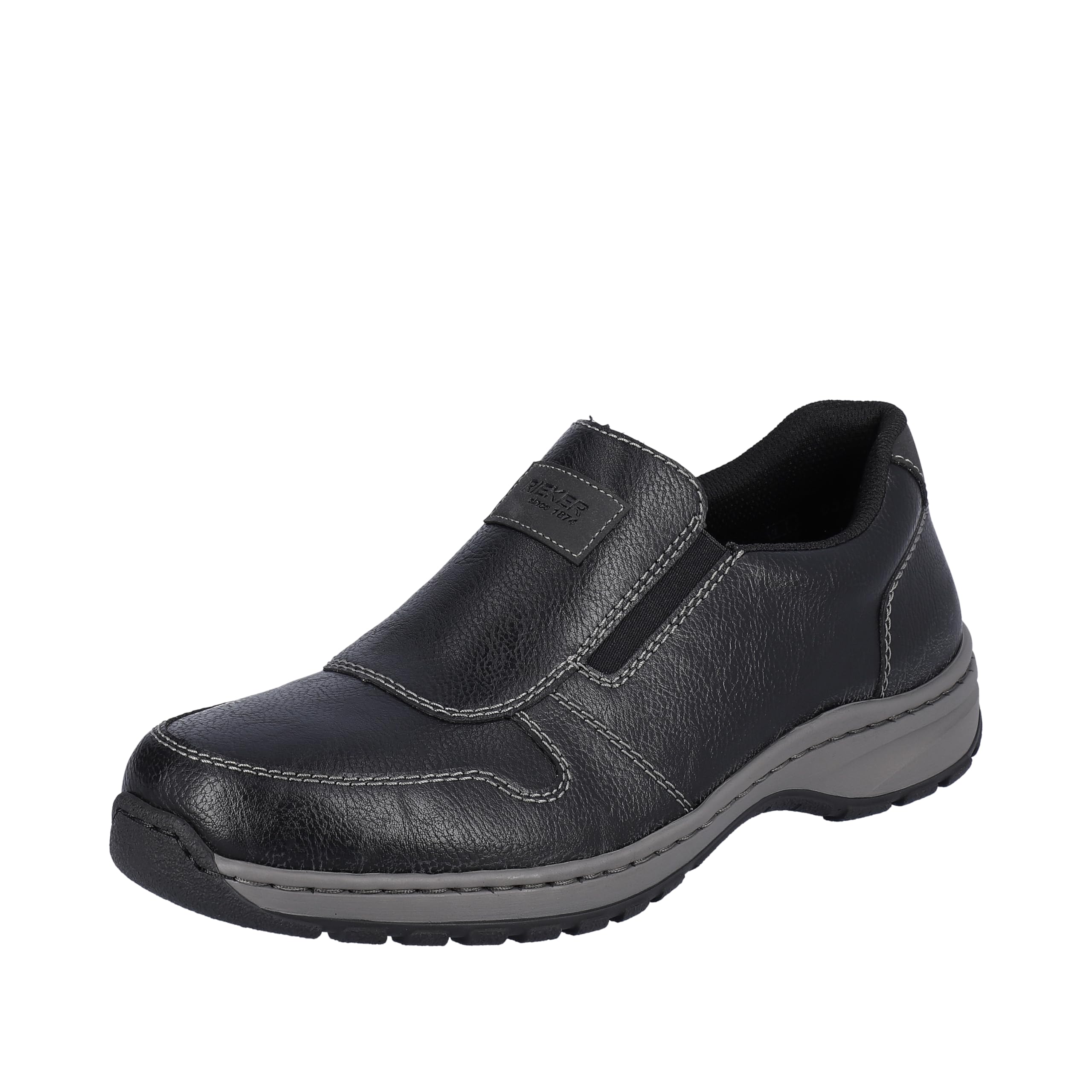 Rieker Men's Slippers, Black, 40 EU Weit