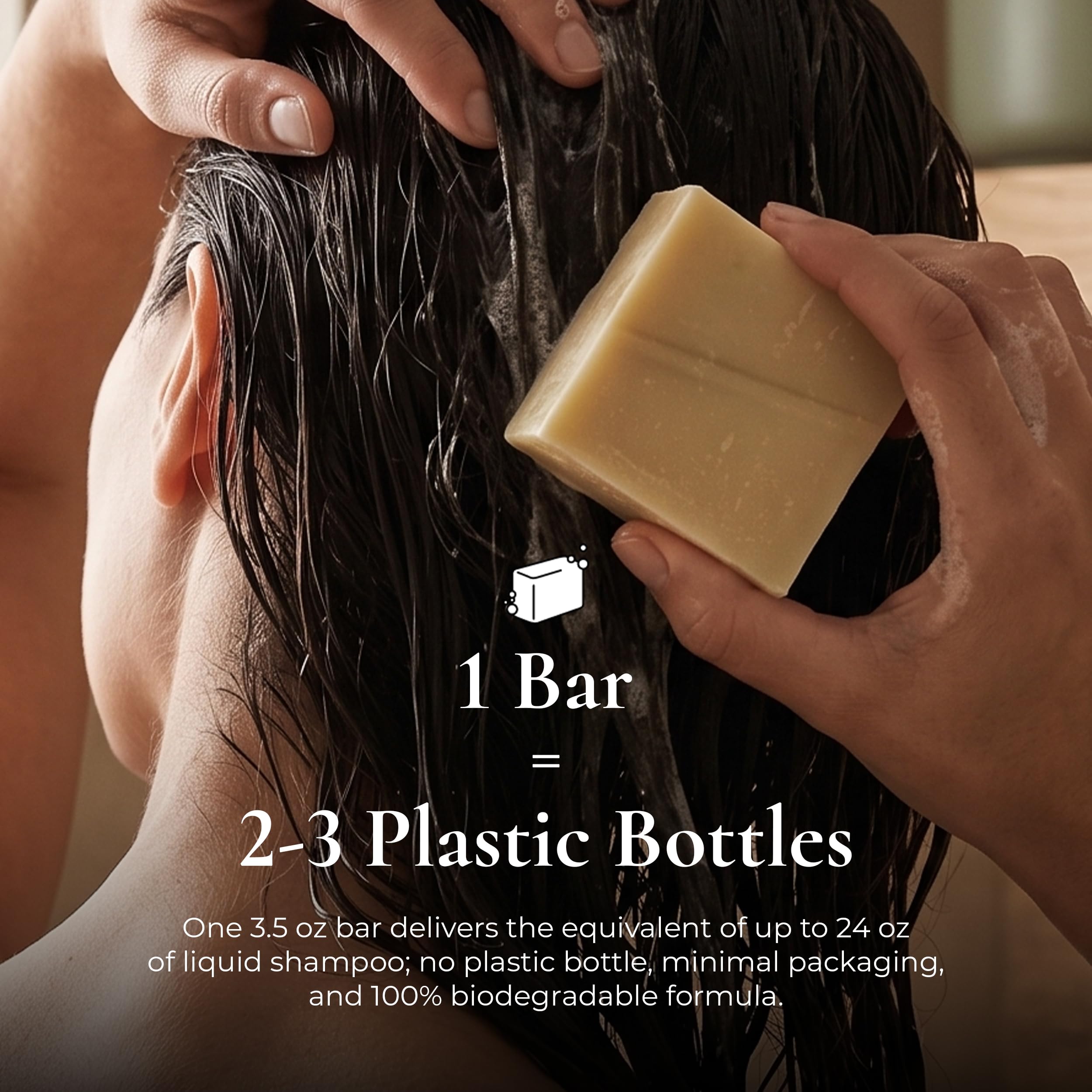 J·R·LIGGETT'S Solides Shampoo, feuchtigkeitsspendende Formel, komplett natürliches festes Shampoo mit Kokosöl und Aloe Vera, ohne Sulfate, ohne Reinigungsmittel, stellt die Weichheit wieder her