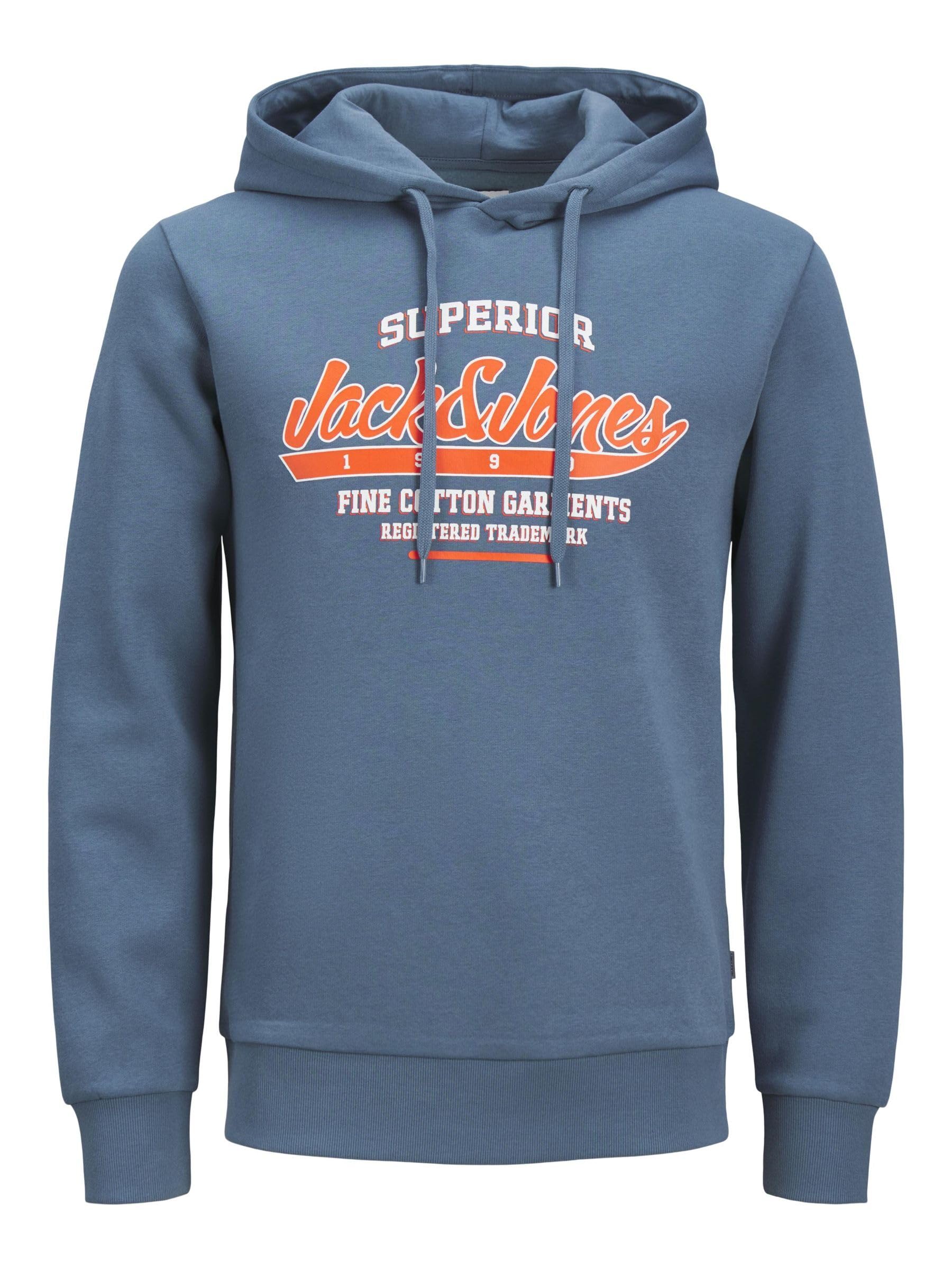 JACK&JONES JJELOGO Sweat Hood 2 COL 24/25 Noos, Oceanview, S