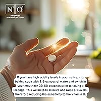 Vista 5 de N1O1 Pastillas de óxido nítrico para apoyo a la salud cardíaca, suplemento dietético para flujo sanguíneo, oxigenación y presión arterial, 120