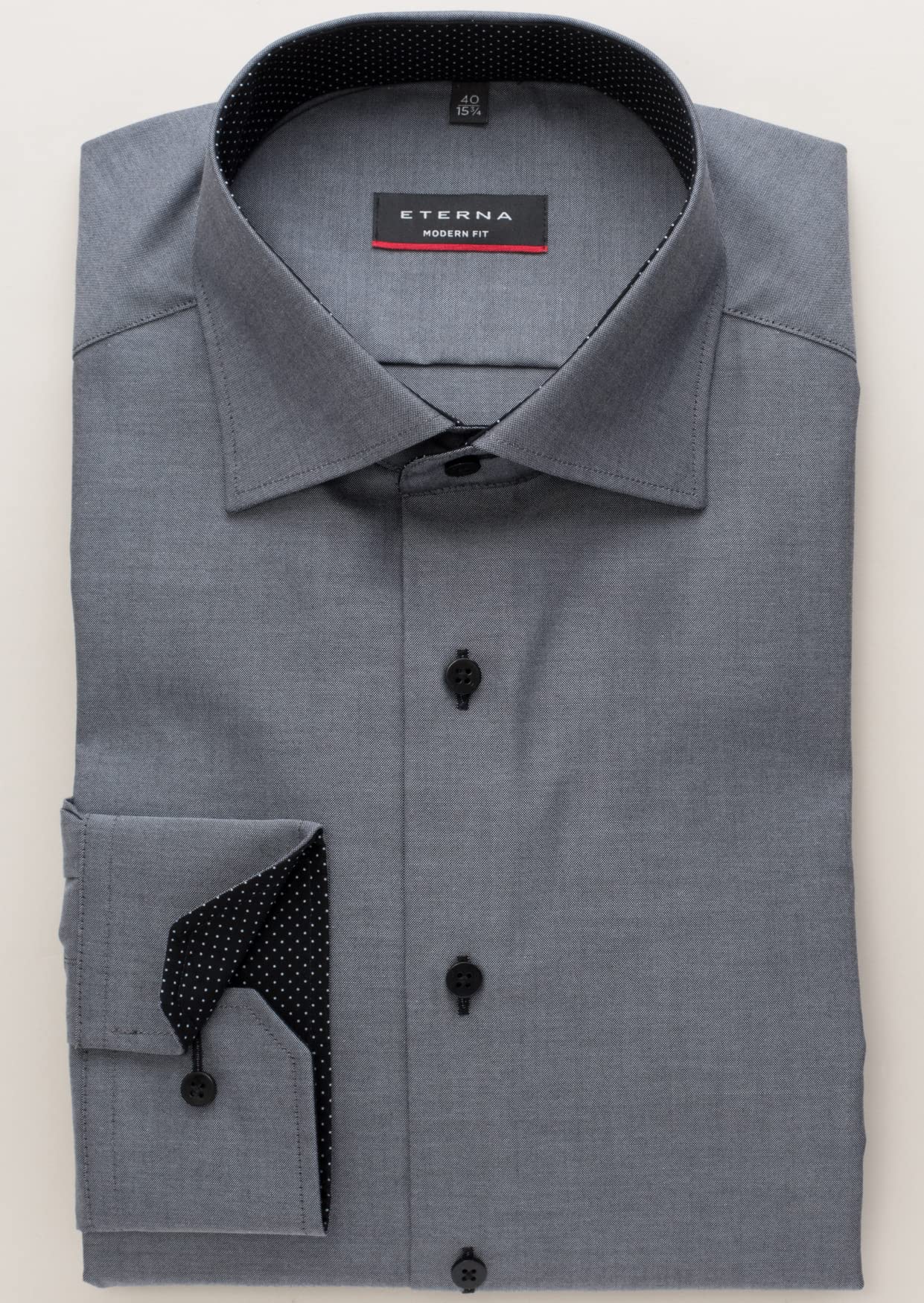 ETERNA Male Hemd unifarben MODERN FIT
