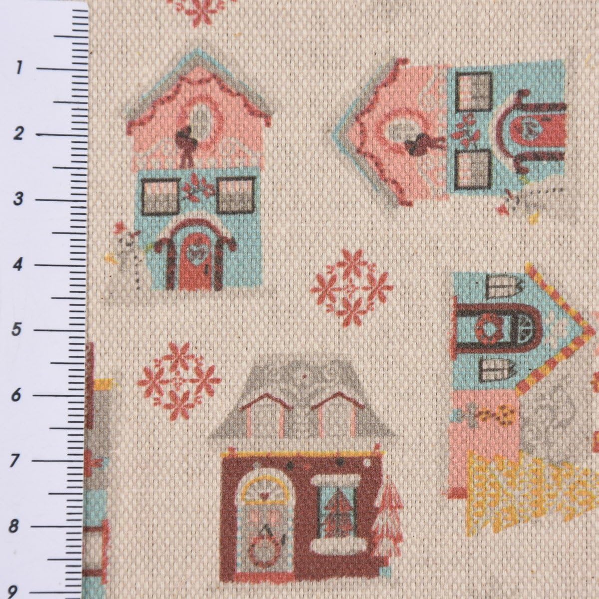 Belle vie. Housse de coussin de Noël Maison Naturel Rose Bleu Rouge Jaune Différentes tailles Housse de coussin Taille : 60 x 80 cm (H x L)