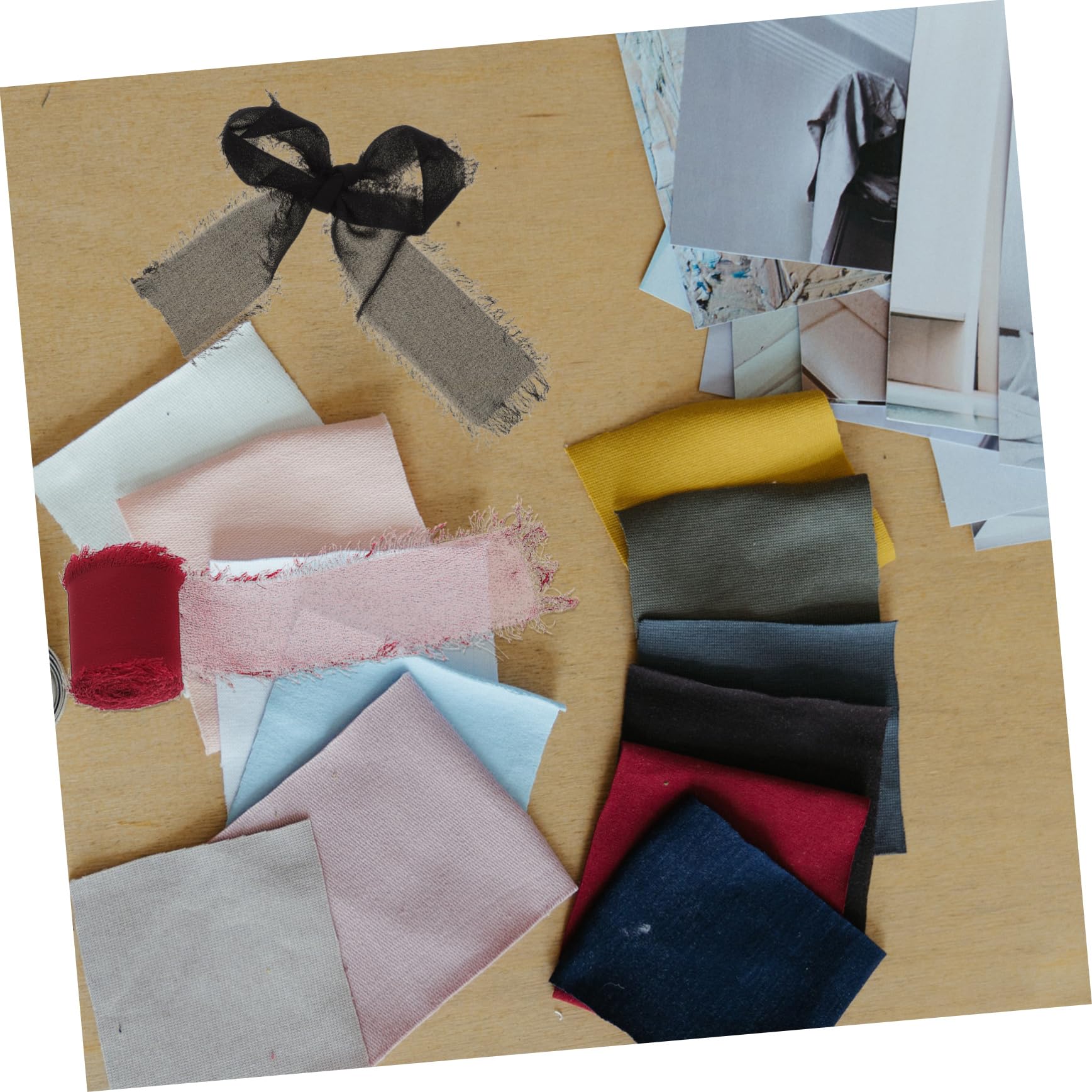 EXCEART 7rotolo Nastro Di Seta Frange Nastro Flessibile Decorativo Per Confezioni Regalo Decorazioni Floreali