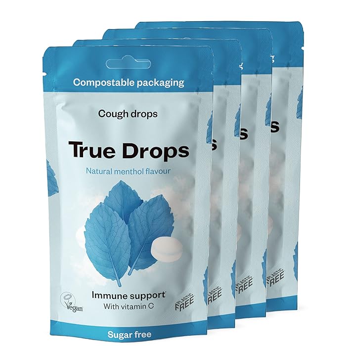 Buy True Drops Menthol Lozenges with Vitamin C (4Pack) Deliciously