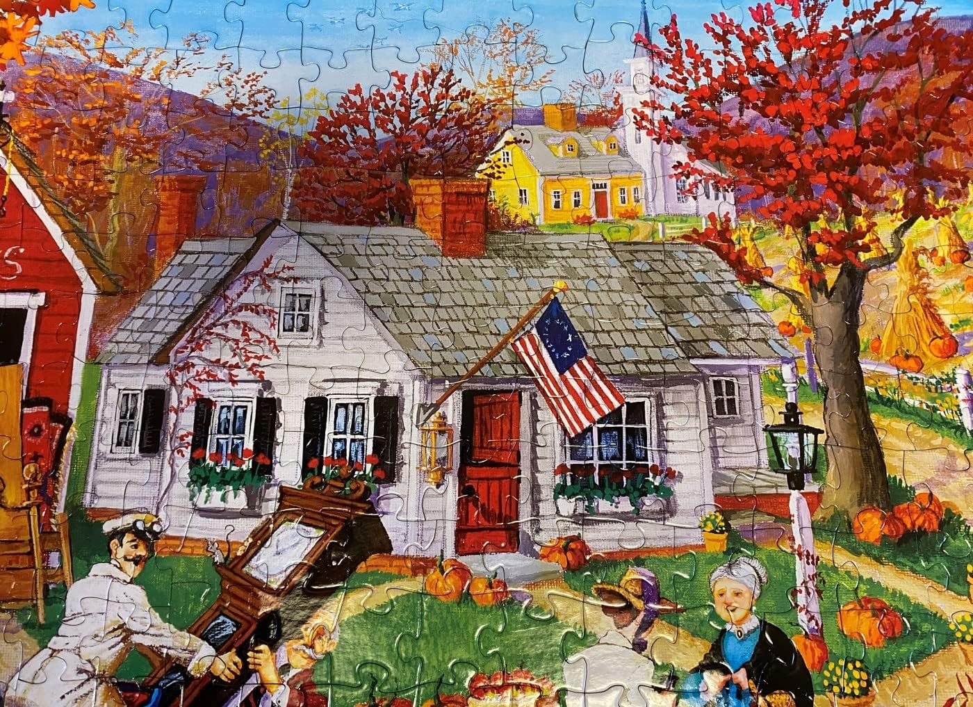 MasterPieces 300 Piece EZ Grip Jigsaw Puzzle - Fall Finds - 18"x24"