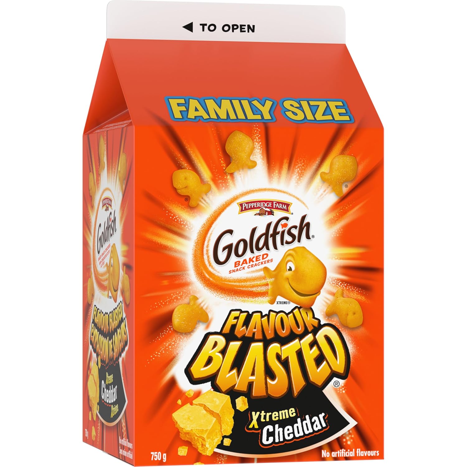 Pepperidge Farm Goldfish Flavour Blasted Xtreme Cheddar Crackers, 750g/26.5 oz., {Imported from Canada}