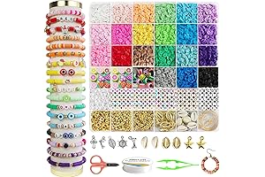 Redtwo 6200 Pcs Bracelet Making Kit para hacer pulseras para niñas