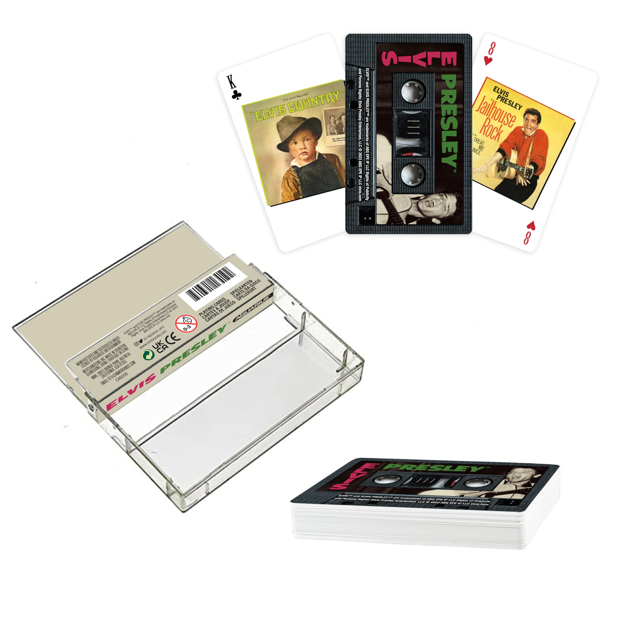 Amazon.co.jp: Aquarius Elvis Presley プレミアムカセットトランプ