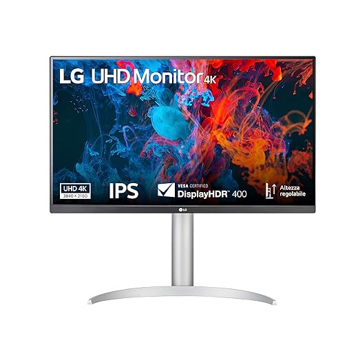 LG 27UP650K-W 27' Ultrafine(TM) UHD 4K IPS Monitor