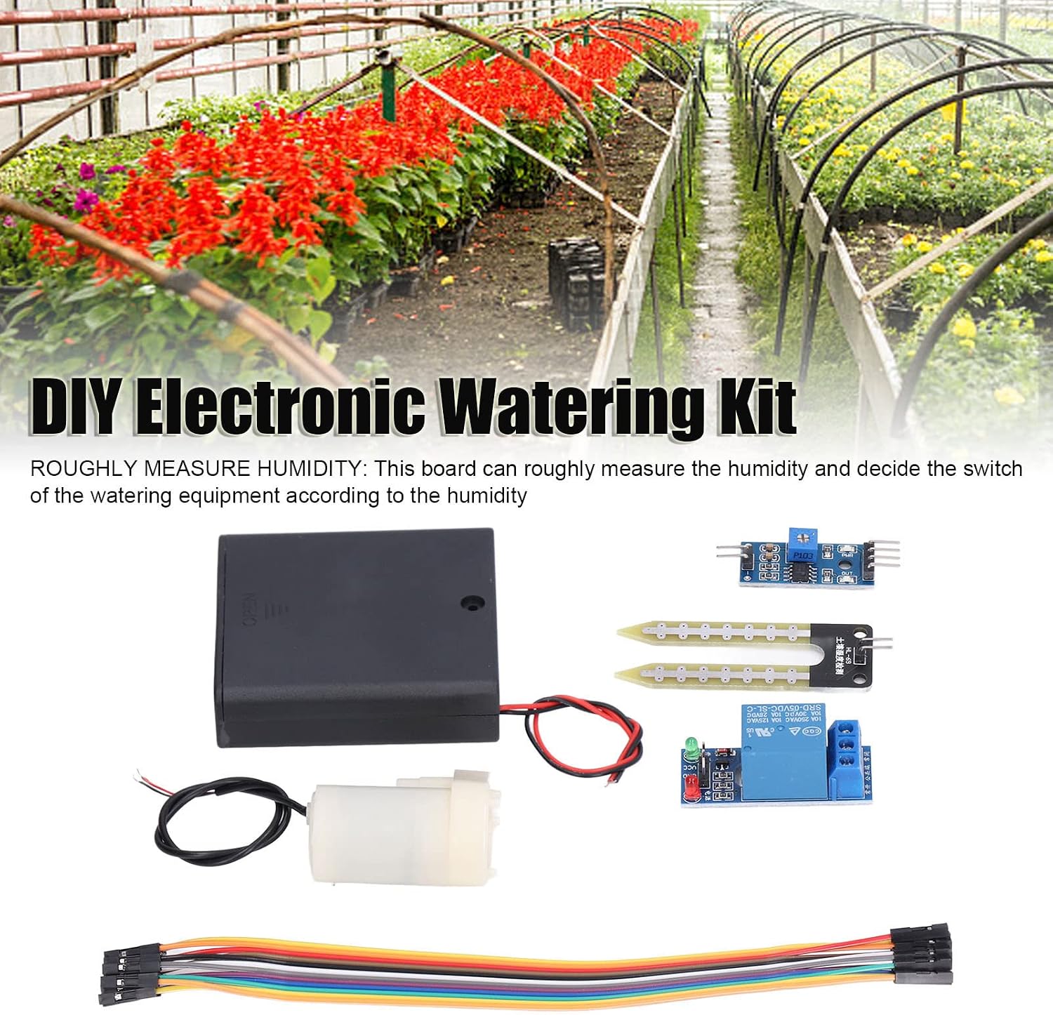 5V DIY Electronic Watering Kit Automatic Irrigation DIY Kit Self Watering System Module Soil Sensor Pump image 5