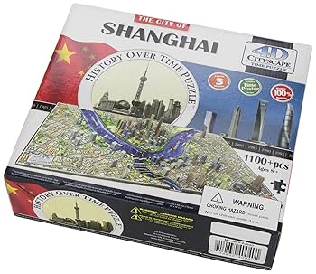 4D Cityscape Shanghai, China Time Puzzle: Buy Online at Best