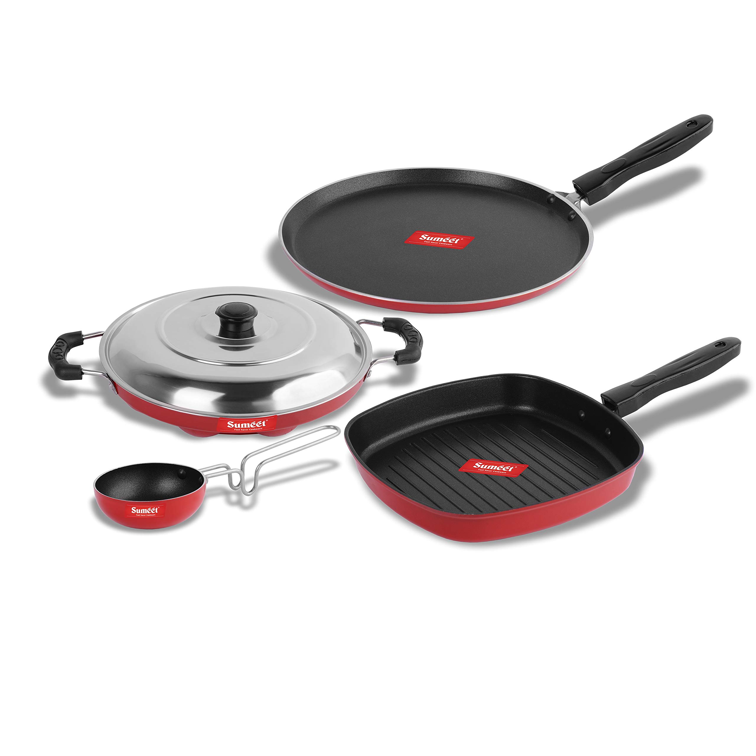 Buy Sumeet 2.6mm Thick NonStick Marpo Cookware Set (Dosa Tawa 26.5cm