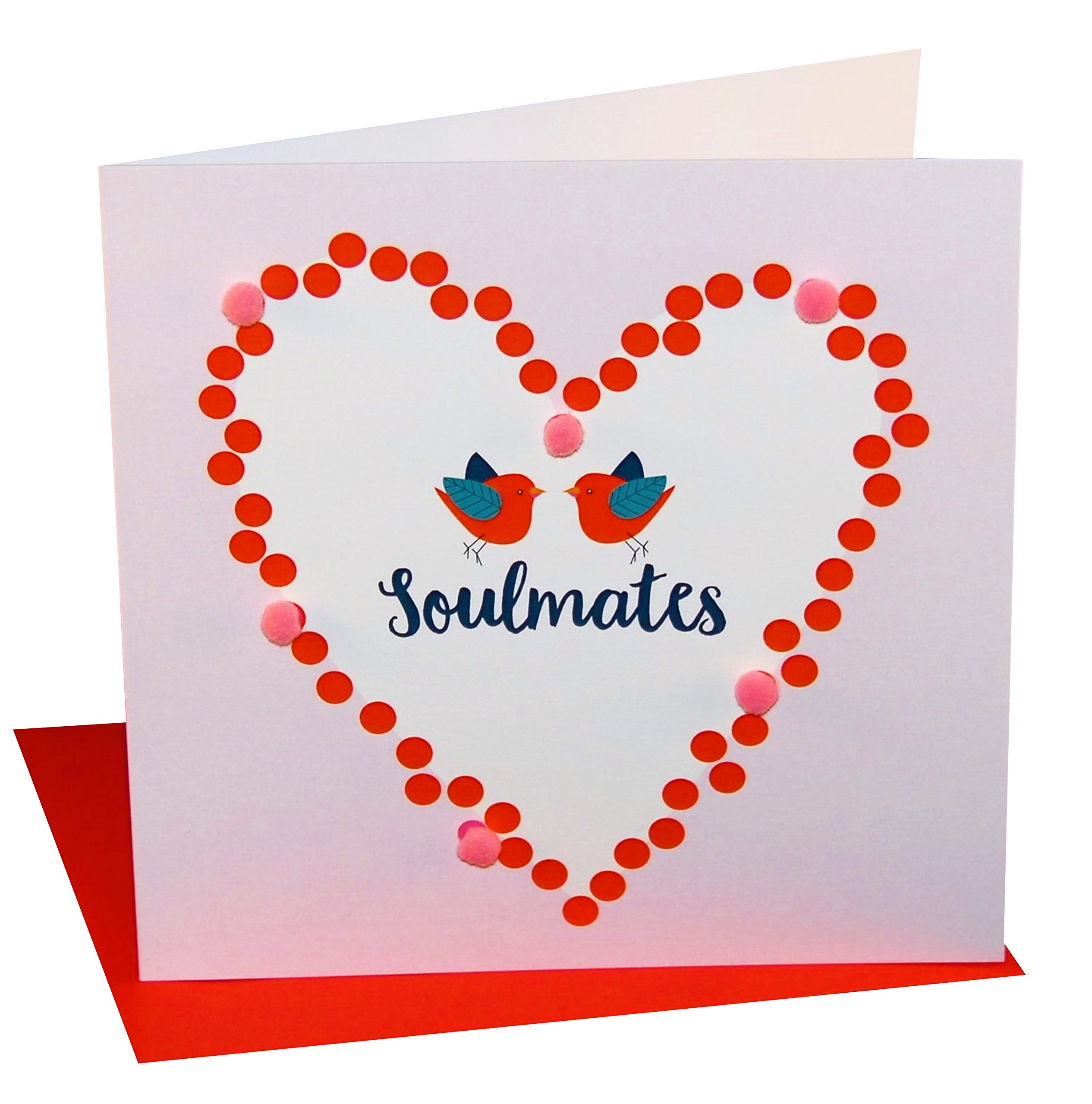Pom Pom VPO003 Soulmates Valentine's Day Card
