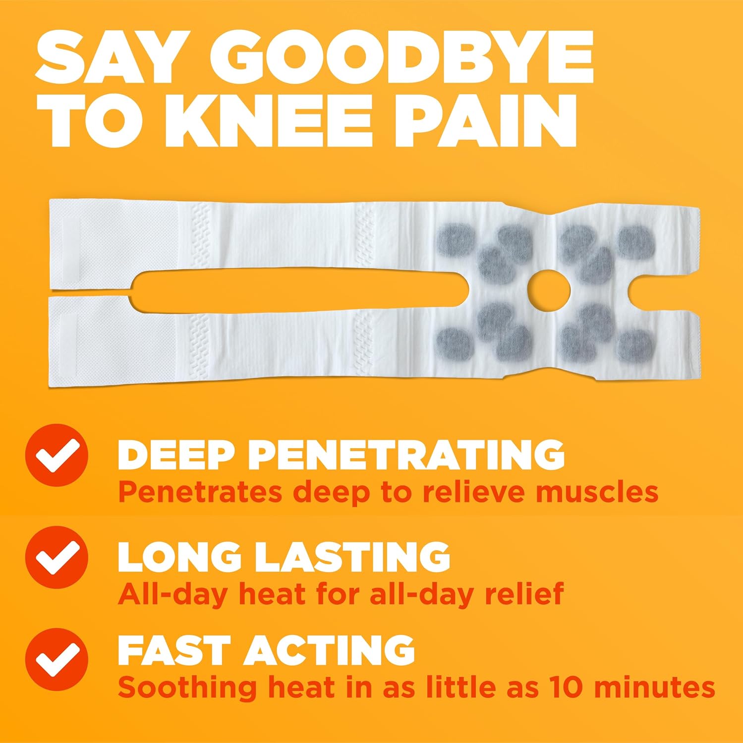 ThermaCare Knee HeatWraps - Targeted Knee Pain Relief with 8-Hour Therapeutic Heat - Flexible, Discreet, Drug-Free Portable Heat Therapy - 4-Count 5 ThermaCare Knee HeatWraps - Targeted Knee Pain Relief with 8-Hour Therapeutic Heat - Flexible, Discreet, Drug-Free Portable Heat Therapy - 4-Count - Image 3