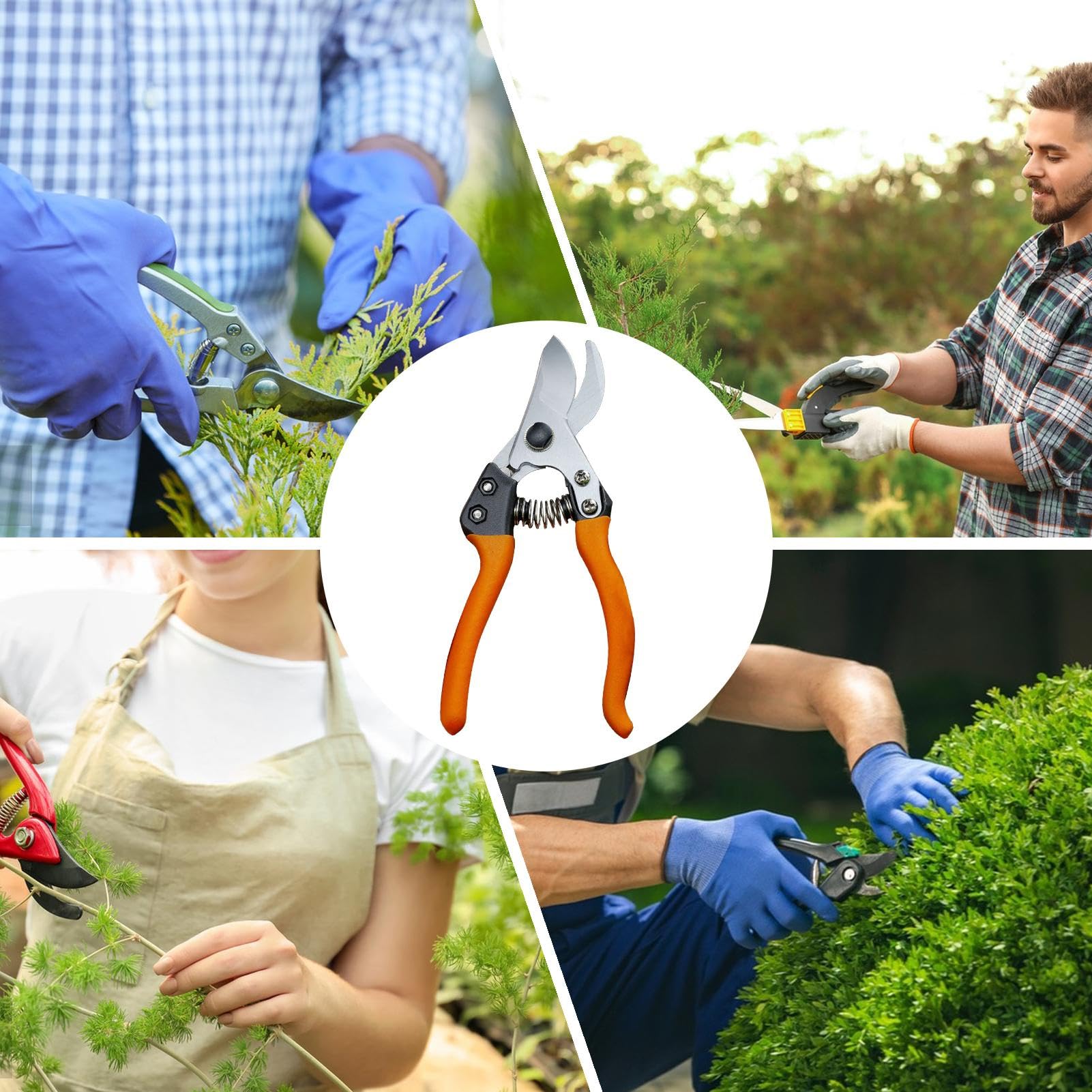 Tijeras para jardín cortasetos Bypass resistente
