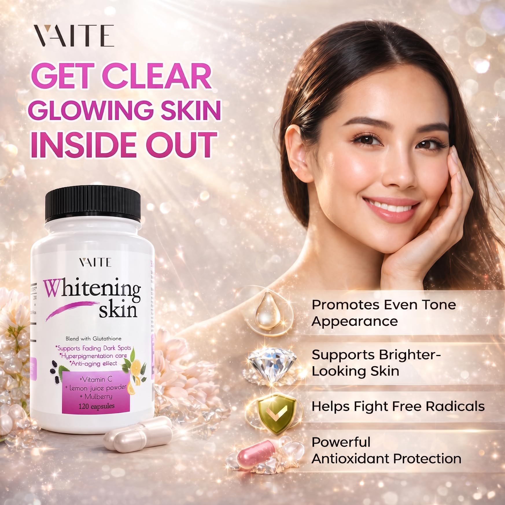 glutathione para blanquear Las mejores ofertas en Glutathione blanqueamiento de la piel en las cremas  de aligeramiento de la piel