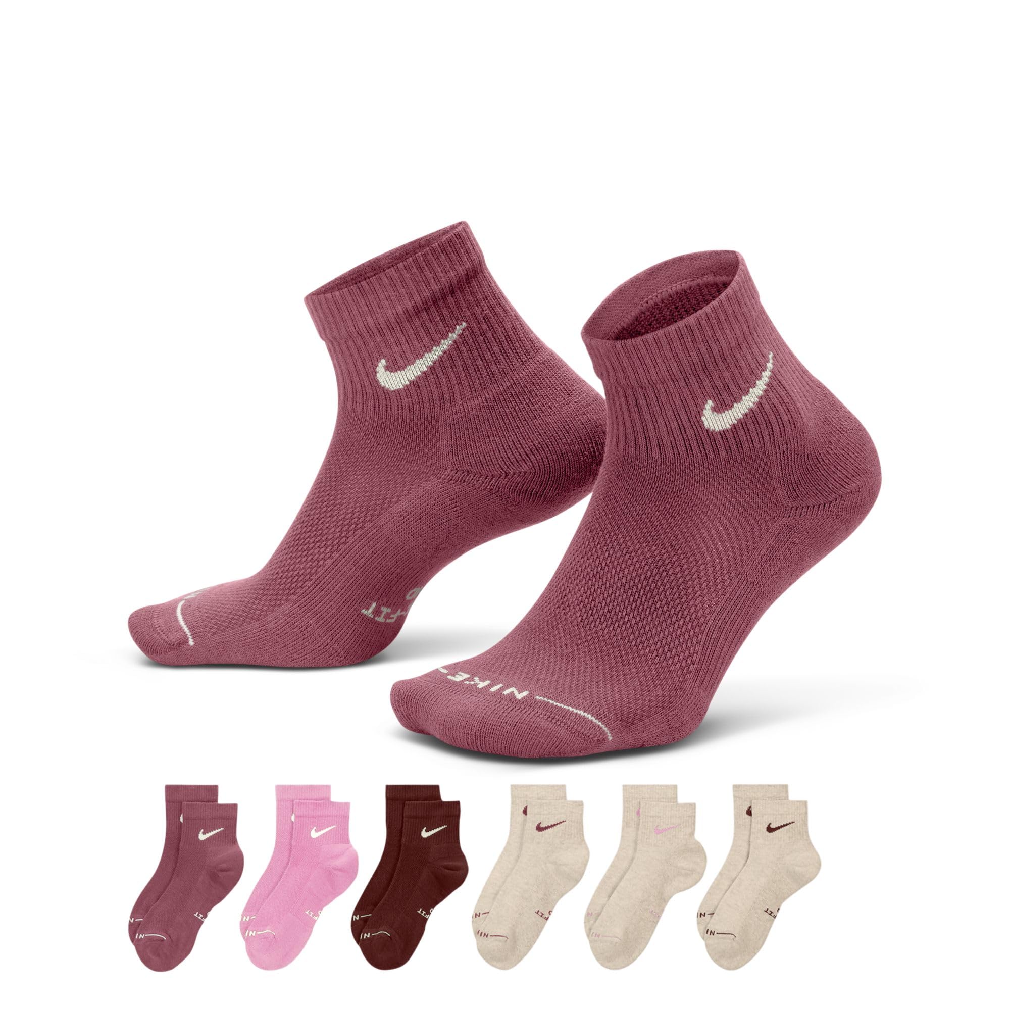 Unisex Adult Everyday Elevated Ankle Socks (6-Pack) | Mens and Womens