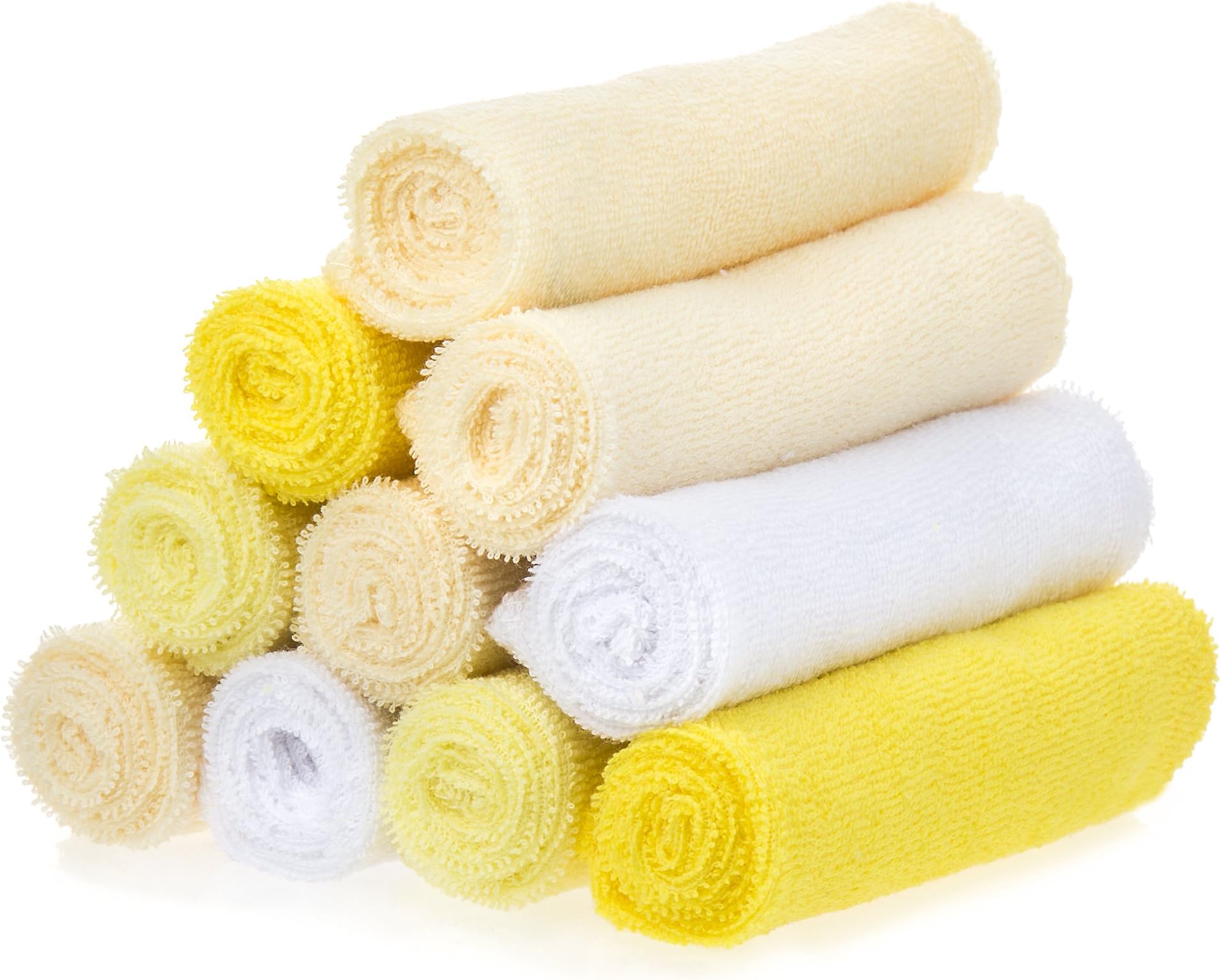 Spasilk 10 Pack Soft Terry Washcloth