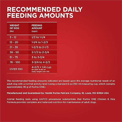 Miniatura 8 de Purina ONE SmartBlend Alimento seco para perros de pollo y arroz natural para adultos