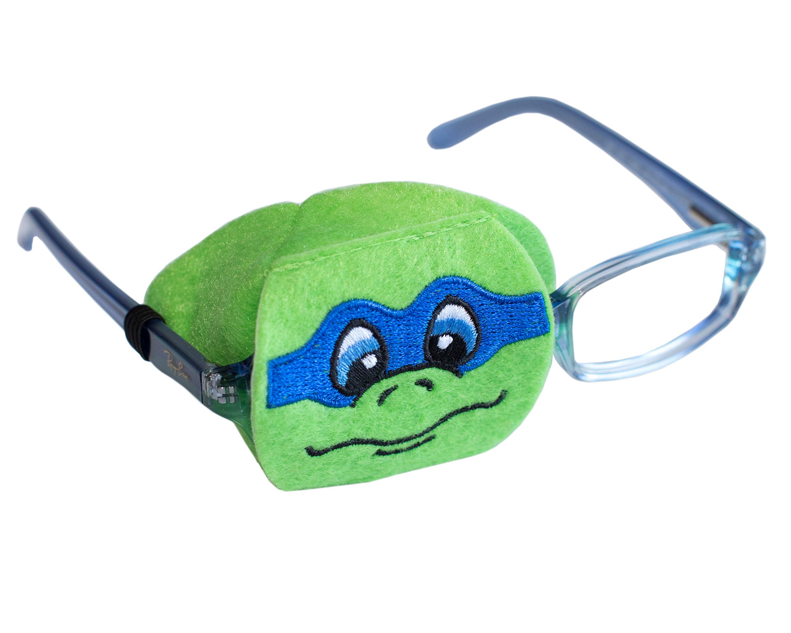 Eye Patch- Turtle Eyeglass Eye Patch for Children by Patch Pals……… (Right Eye Coverage)