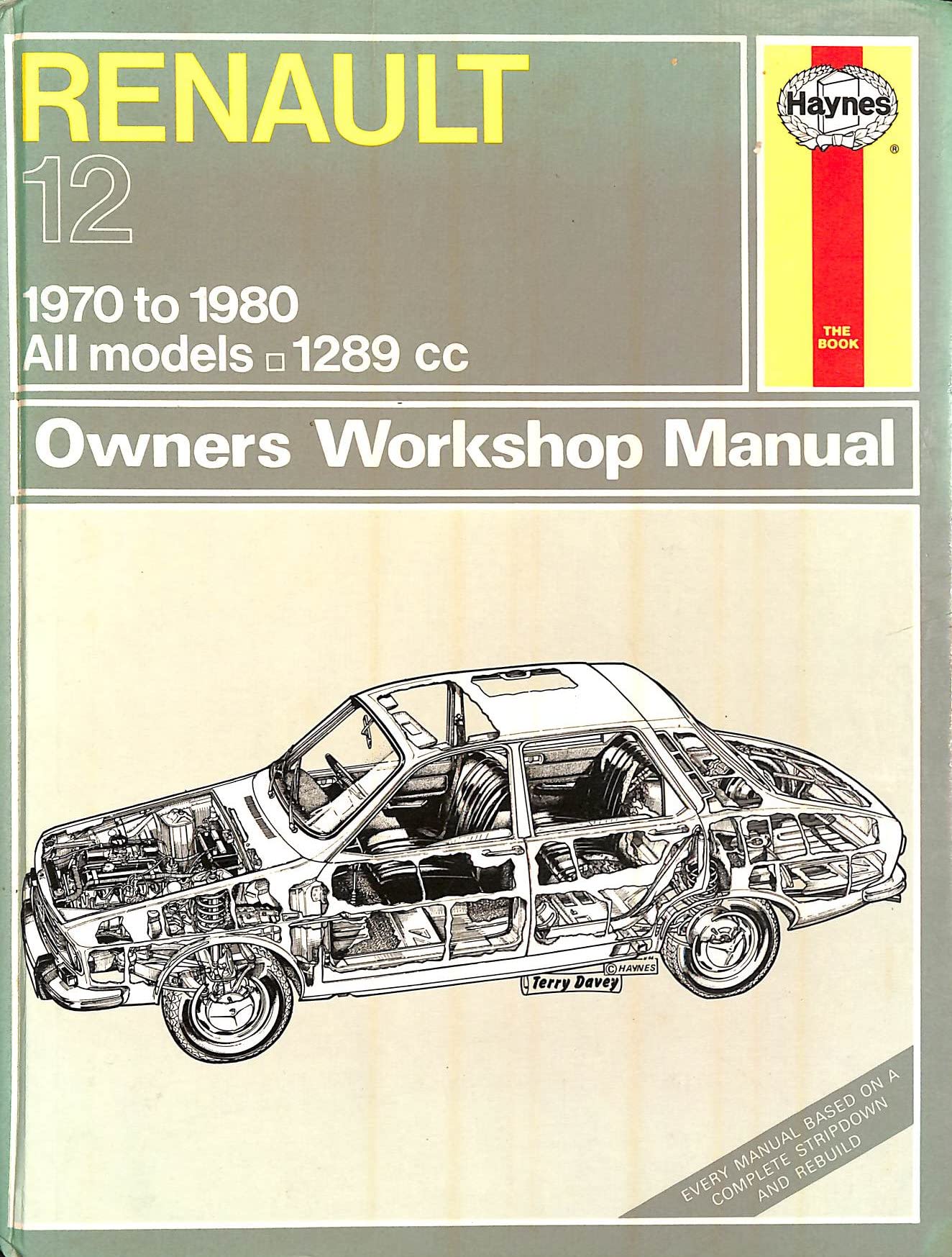 Haynes Owner’s Workshop Manual Renault 12 1970-1980