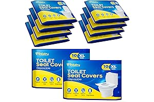 Travel Safety XL Flushable Toilet Seat Covers