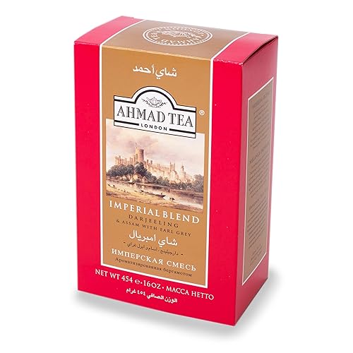 Ahmad Tea Paquete de té suelto, mezcla imperial, 16 onzas