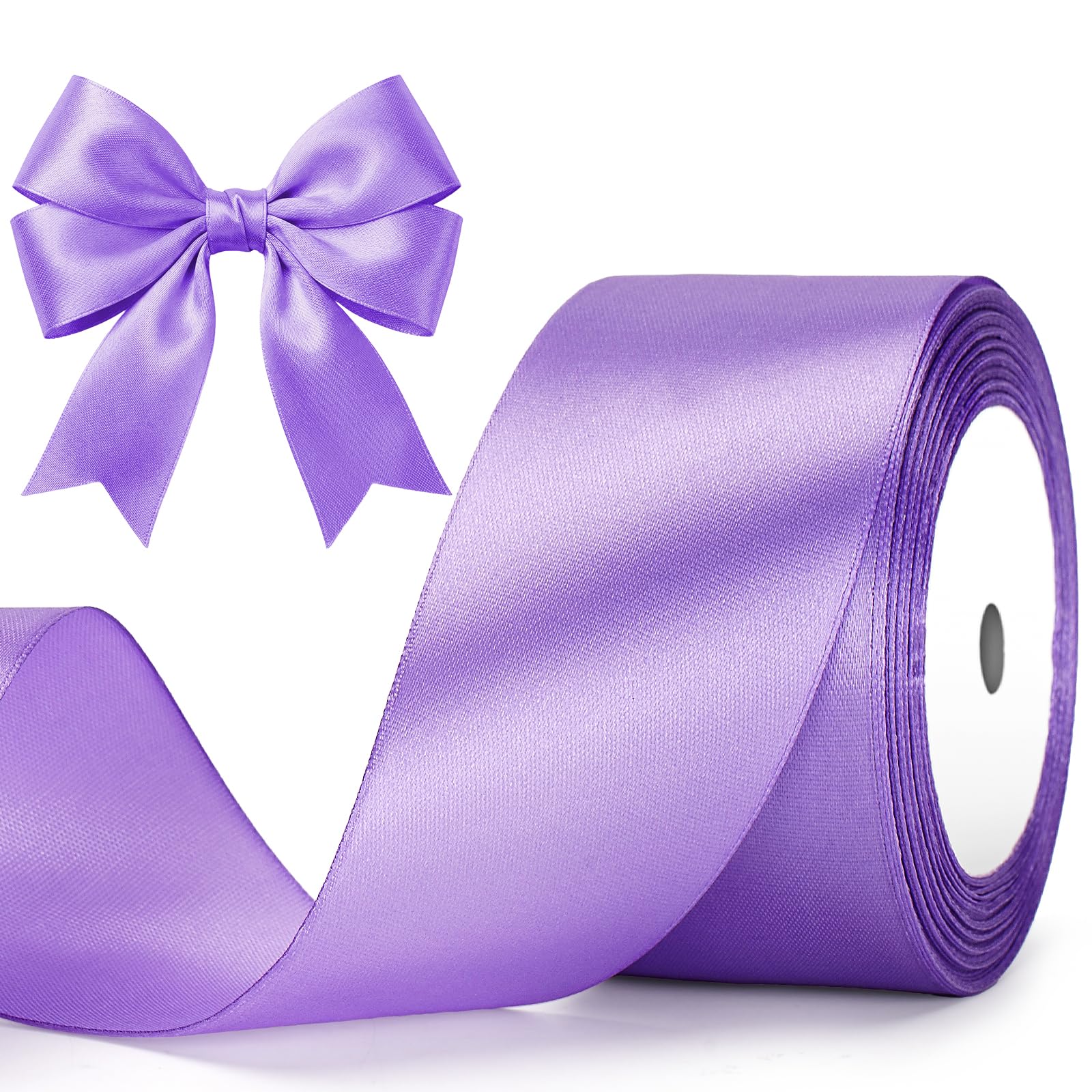 G2PLUS Baby Pink Satin Ribbons 10mm: Thick Fabric Gift Wrap Ribbons for Crafting, Party Decoration, 22m — view 17