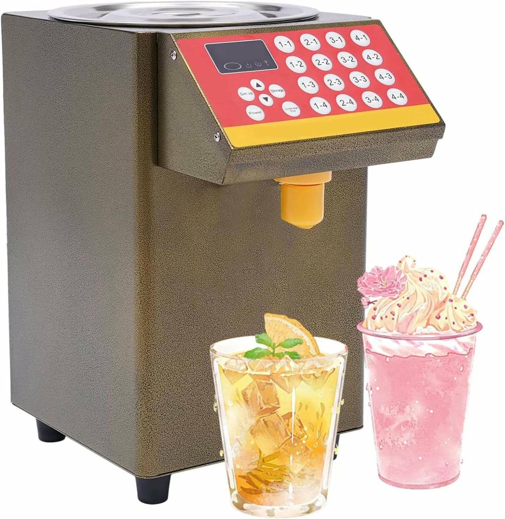 Machine à fructose quantitative pour magasin de thé au lait et cafétéria moderne