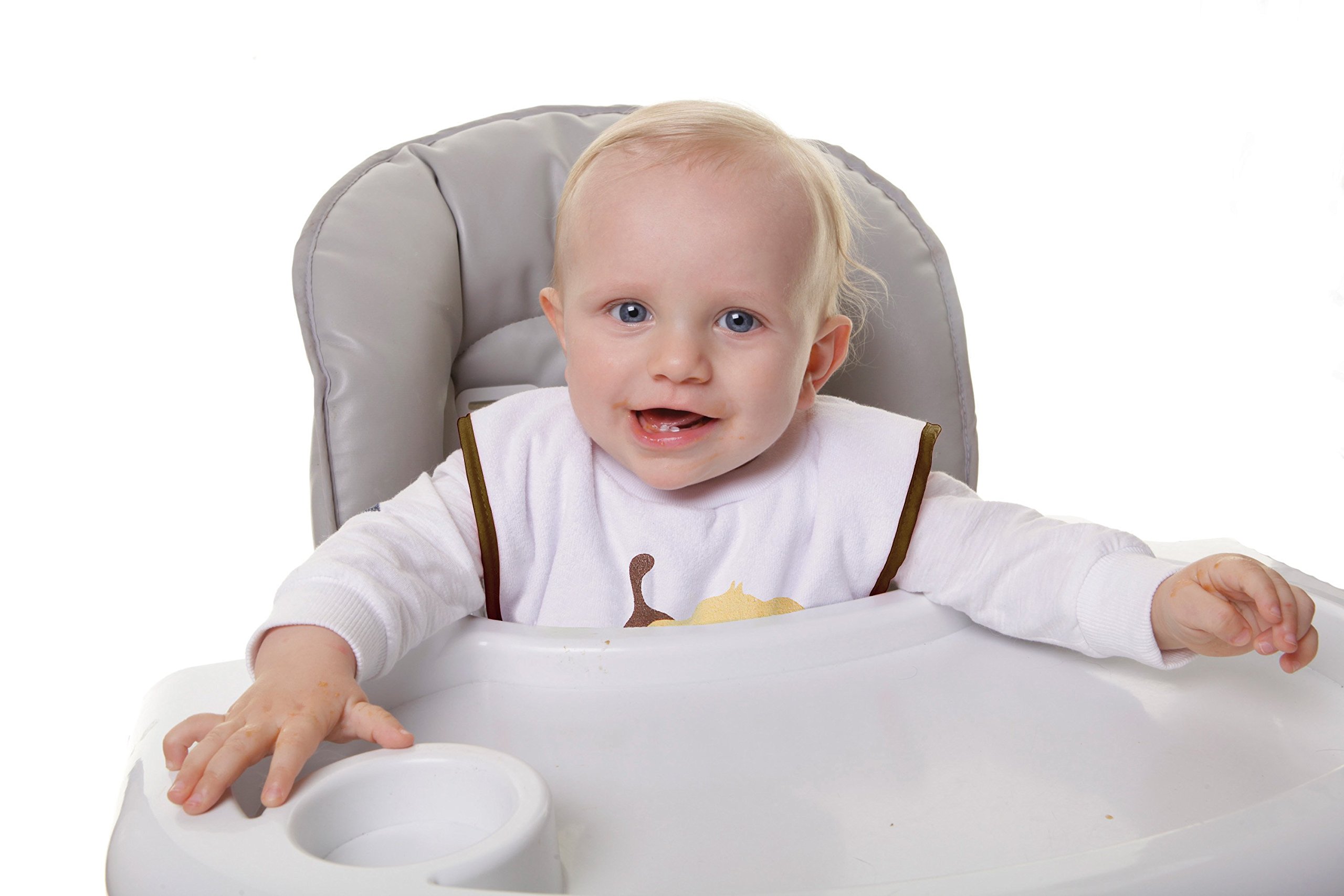 Dreambaby Terry Cloth Pull-Over Bibs, Farm Animals, 4-Pack