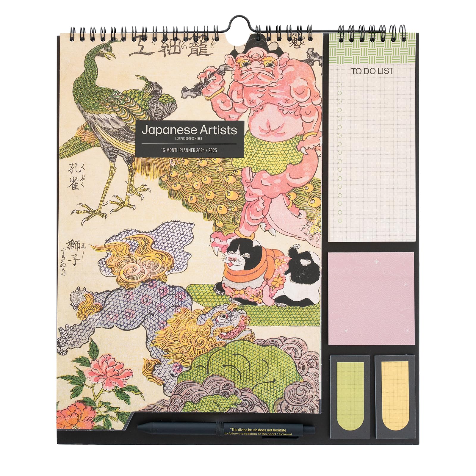 Grupo Erik Japanese Artists Wall Planner 2025 | Monthly Planner 16 Months Sep 2024 - Dec 2025 | 11.8 x 13.4 inches - 30 x 34 cm | With Stickers/Pen/Shopping List | Japanese Calendar 2025The Forest Stewardship Council
