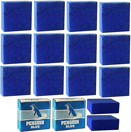 16 PCS PEGUIN Bluing Cuadrados Anil Azul