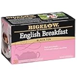 Bigelow Tea English Breakfast Black Tea, Caffeinated Tea, 20 Count Box (Pack of 6), 120 Total Tea Bags