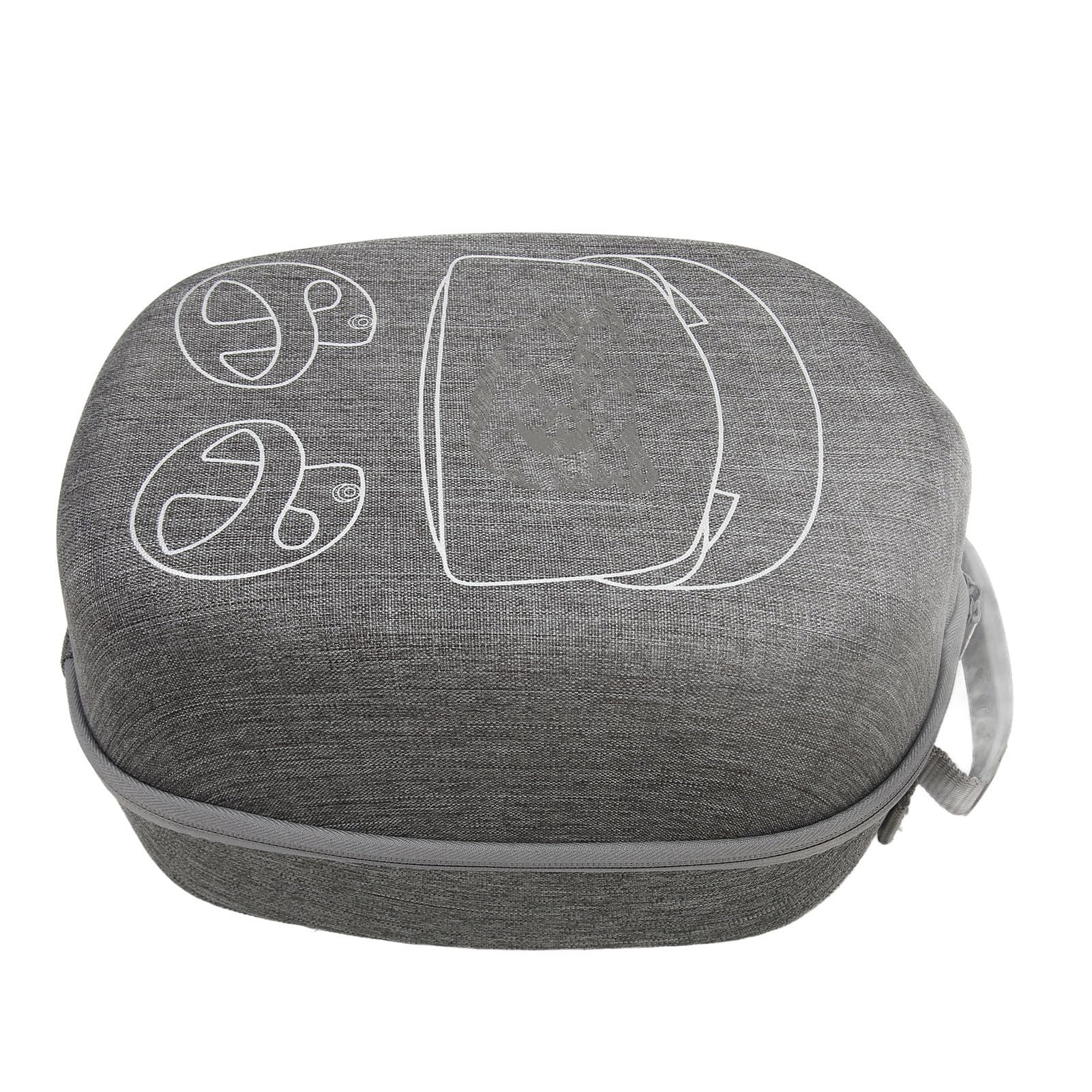SUNGOOYUE Étui de Voyage du Casque Eva Gray VR avec Une Grande capacité pour Le Casque PS VR2 avec Couverture de Protecteur de L'objectif pour Les Joueurs VR