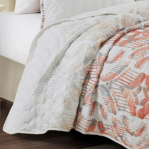 Miniatura 2 de ESCA RAYSA - Juego de colcha geométrica occidental de 3 piezas con 2 fundas de almohada, tamaño matrimonialqueen, transpirable, para todas las