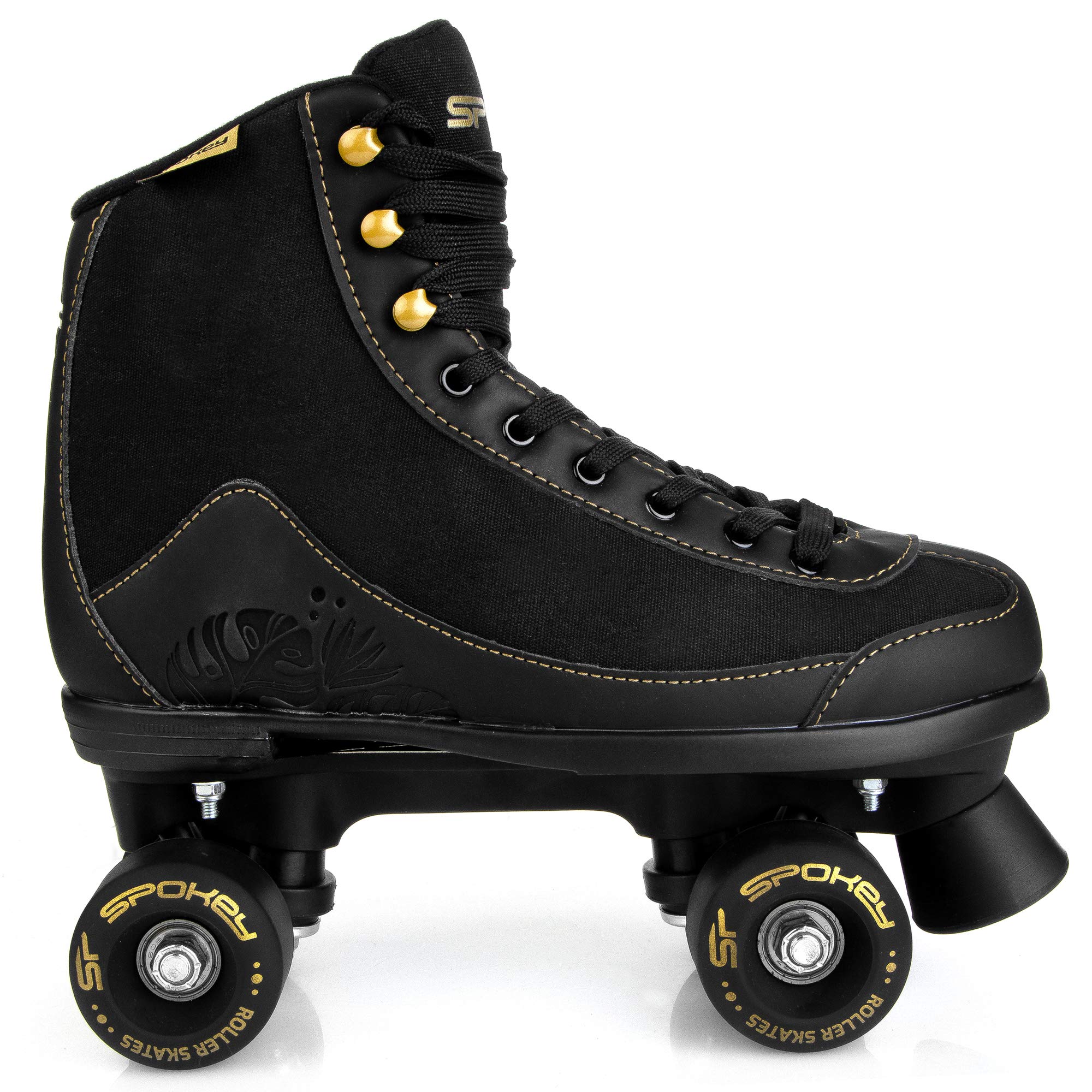 SPOKEY RAVINA Patins à roulettes pour adolescents et adultes jusqu'à un poids maximum de 100 kg | Roulement à billes carbone ABEC-7, rouleau PU 54 x 32 mm, botte souple (toile et éco-cuir) avec lacets