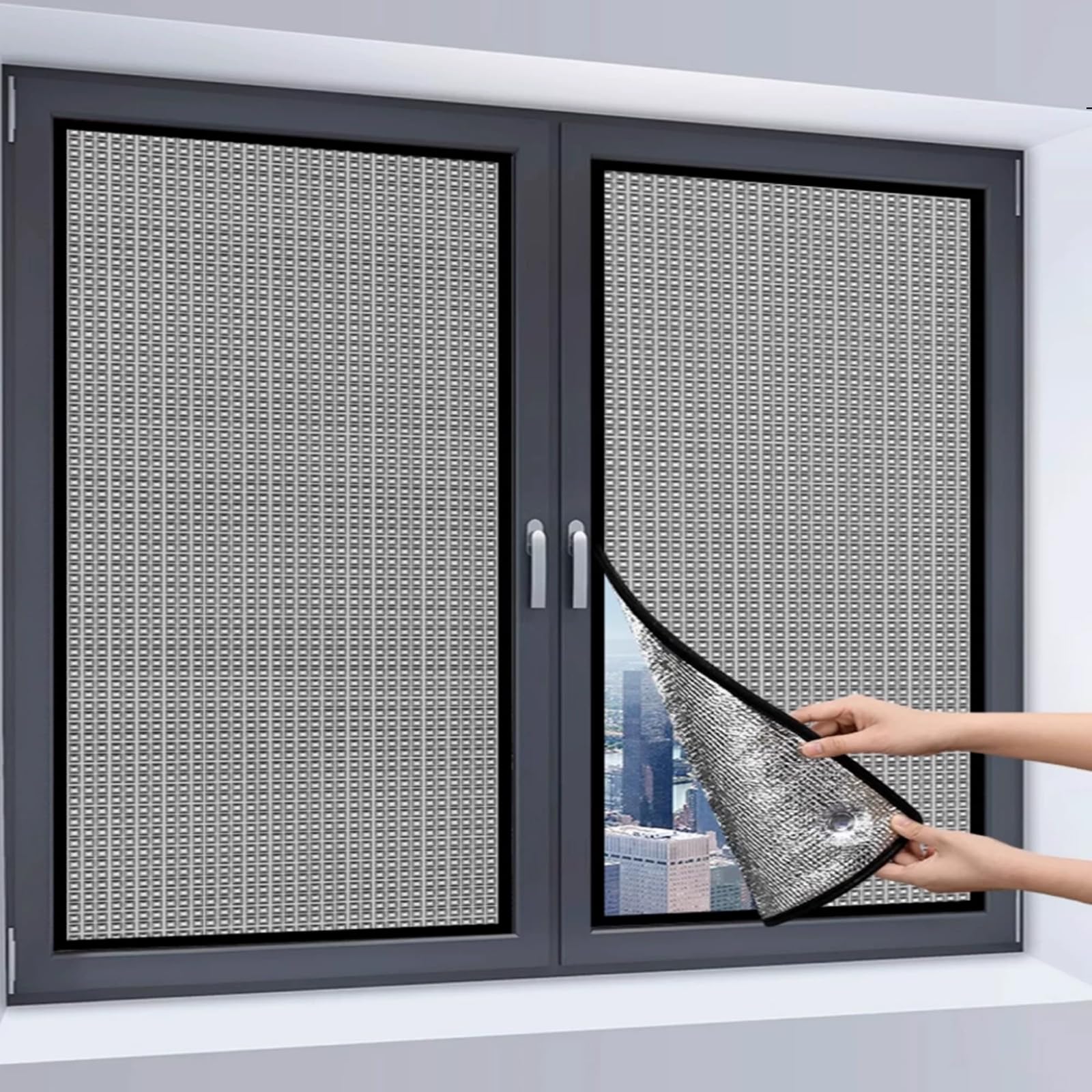 Heat Control Glass Film,Privacy Film for Home and Office,Kitchen,Anti Glare (60x110cm)