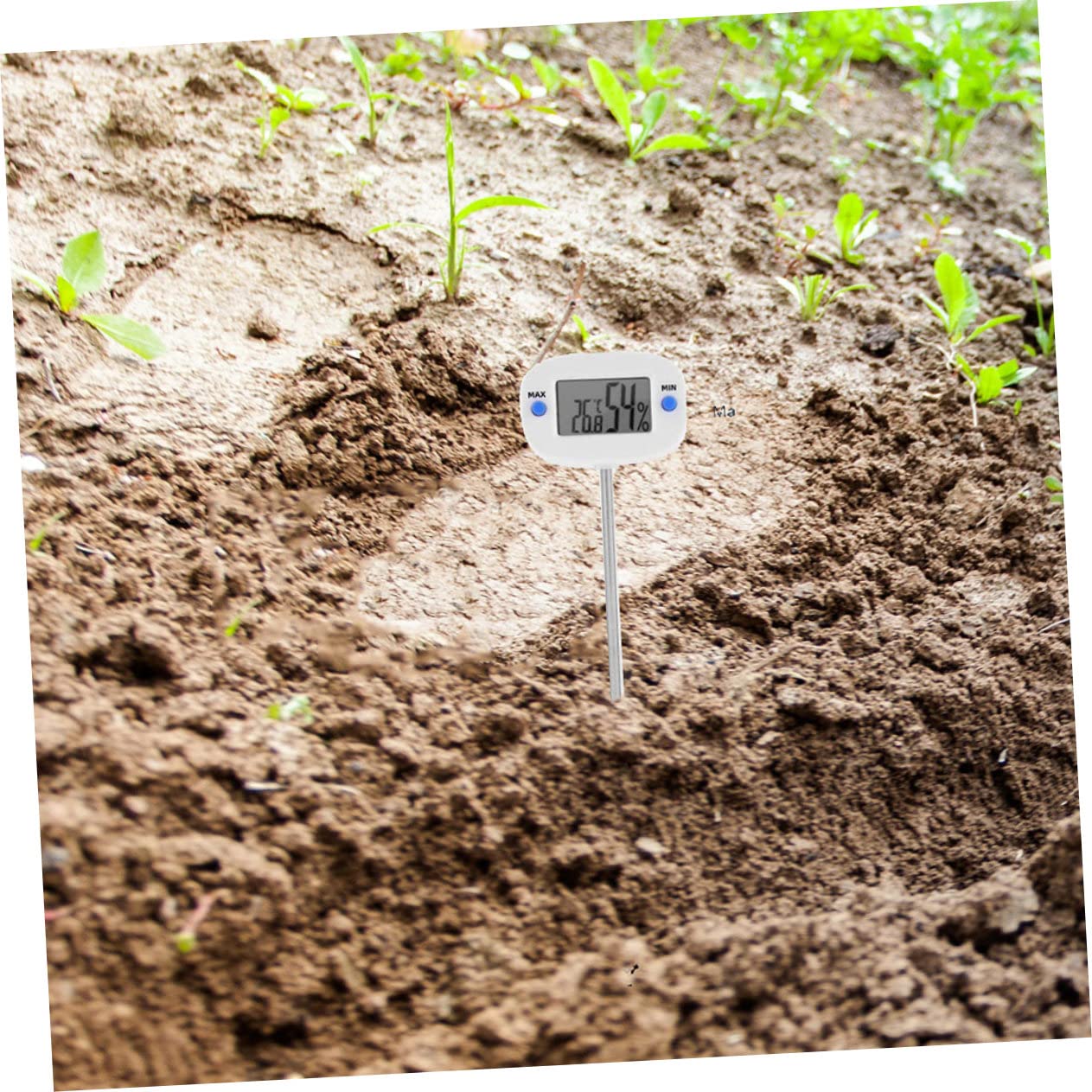 POPETPOP 3 Thermomètres Testeurs Dhumidité du Sol dans Un Seul Outil De Jardinage À Utiliser