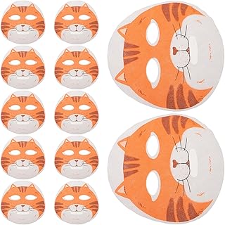 POPETPOP 50pcs Cat Animal Face Mask Sheets Fa...